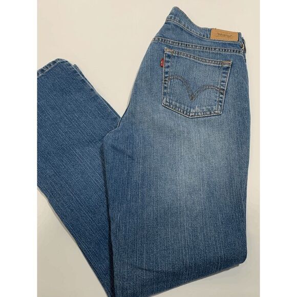 Levi's Womens Denim Pants High Rise Blue Wash Size 10 - Picture 1 of 8